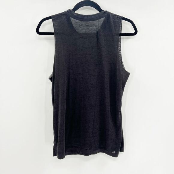 Fifth Sun Halloween Muscle Tee Womens Sz S Black Im Here For The Boos Spooky - Picture 3 of 3